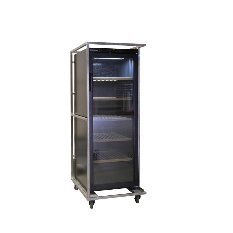 Wine refrigerator, capacity approx. 200 bottles